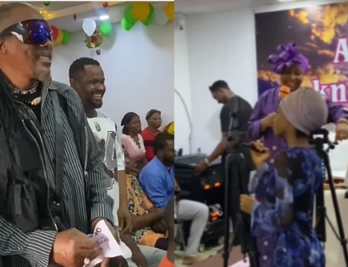 Hanks Anuku and Zubby Michael Spotted at Bright the Seer’s Church