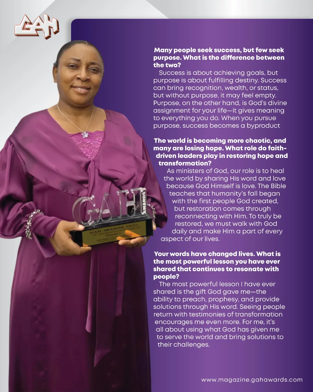 Bright the Seer Award